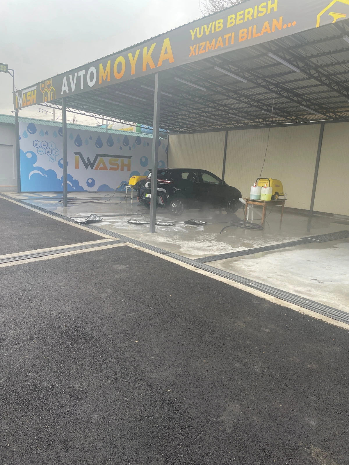 I wash