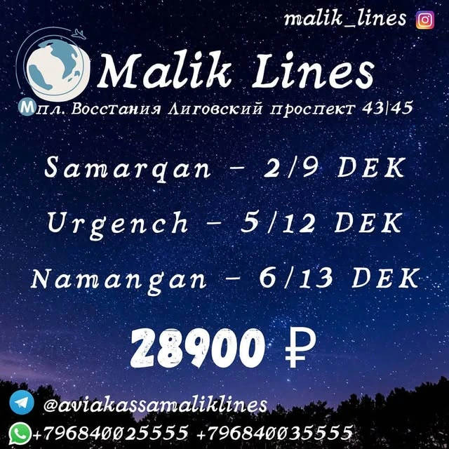 Malik lines, туристическое агентство