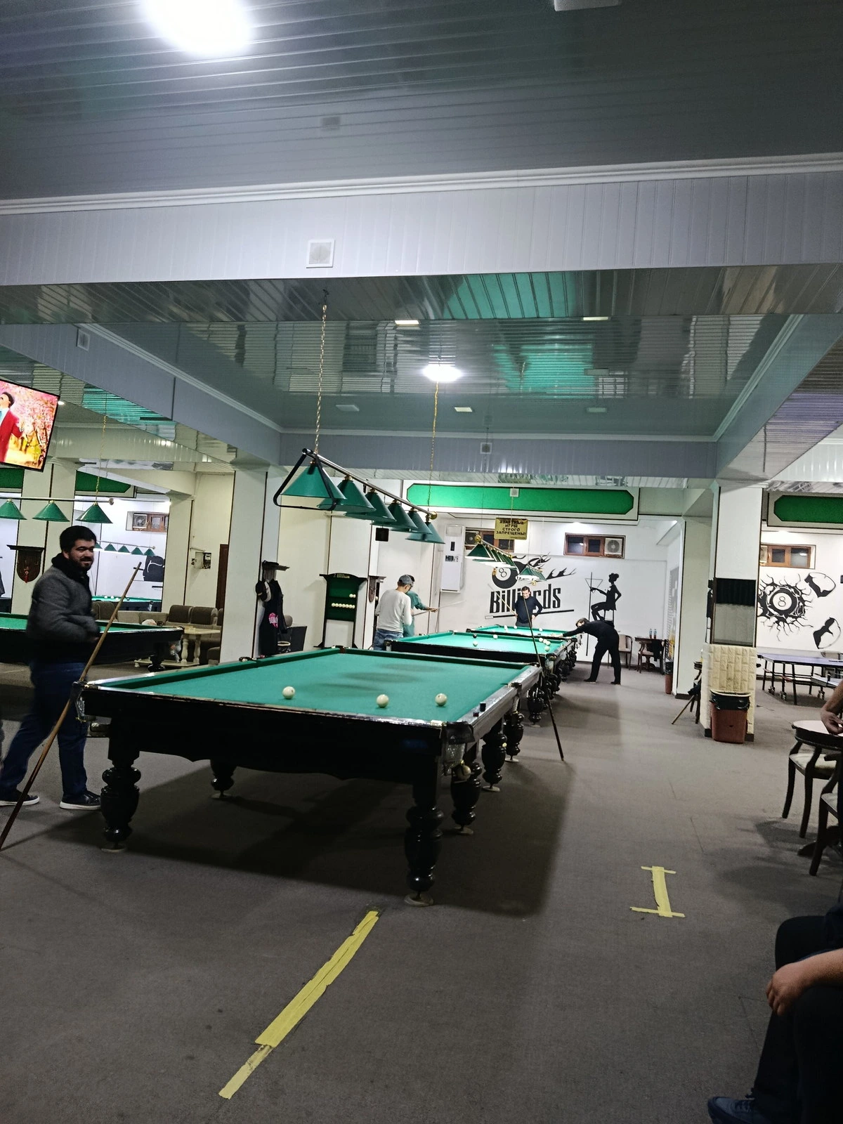Modern pool hall