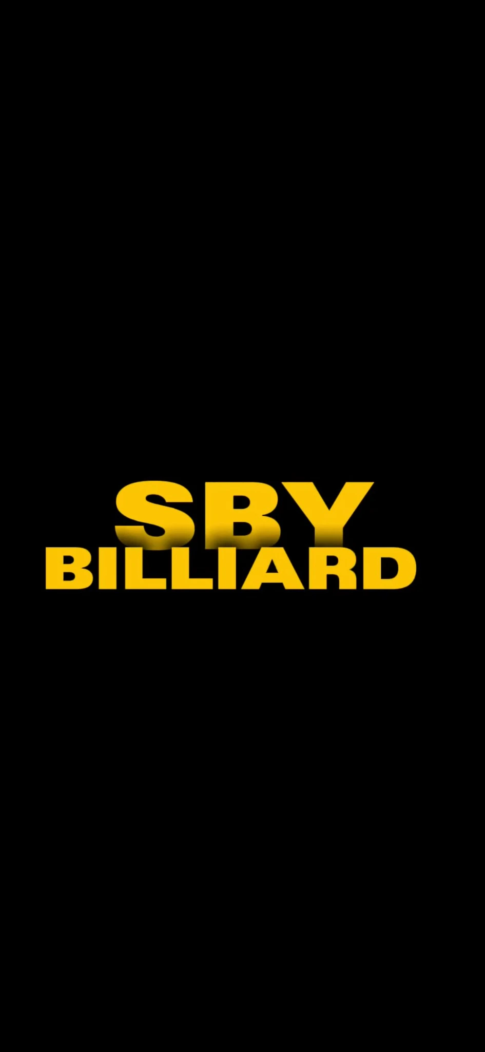 SBY billiards
